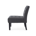 Accent Chair Charcoal Fabric