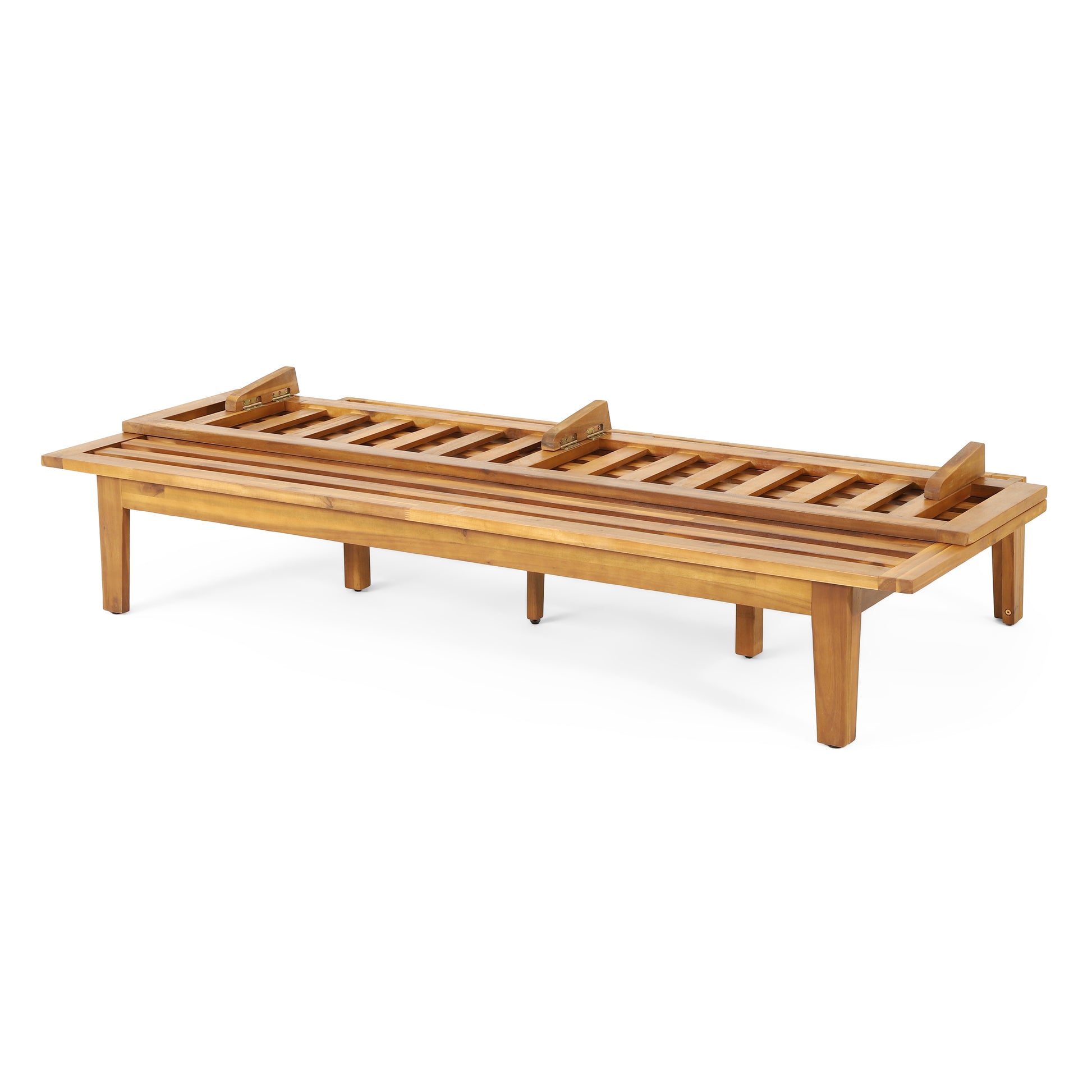 Jill Daybed Beige Acacia Wood