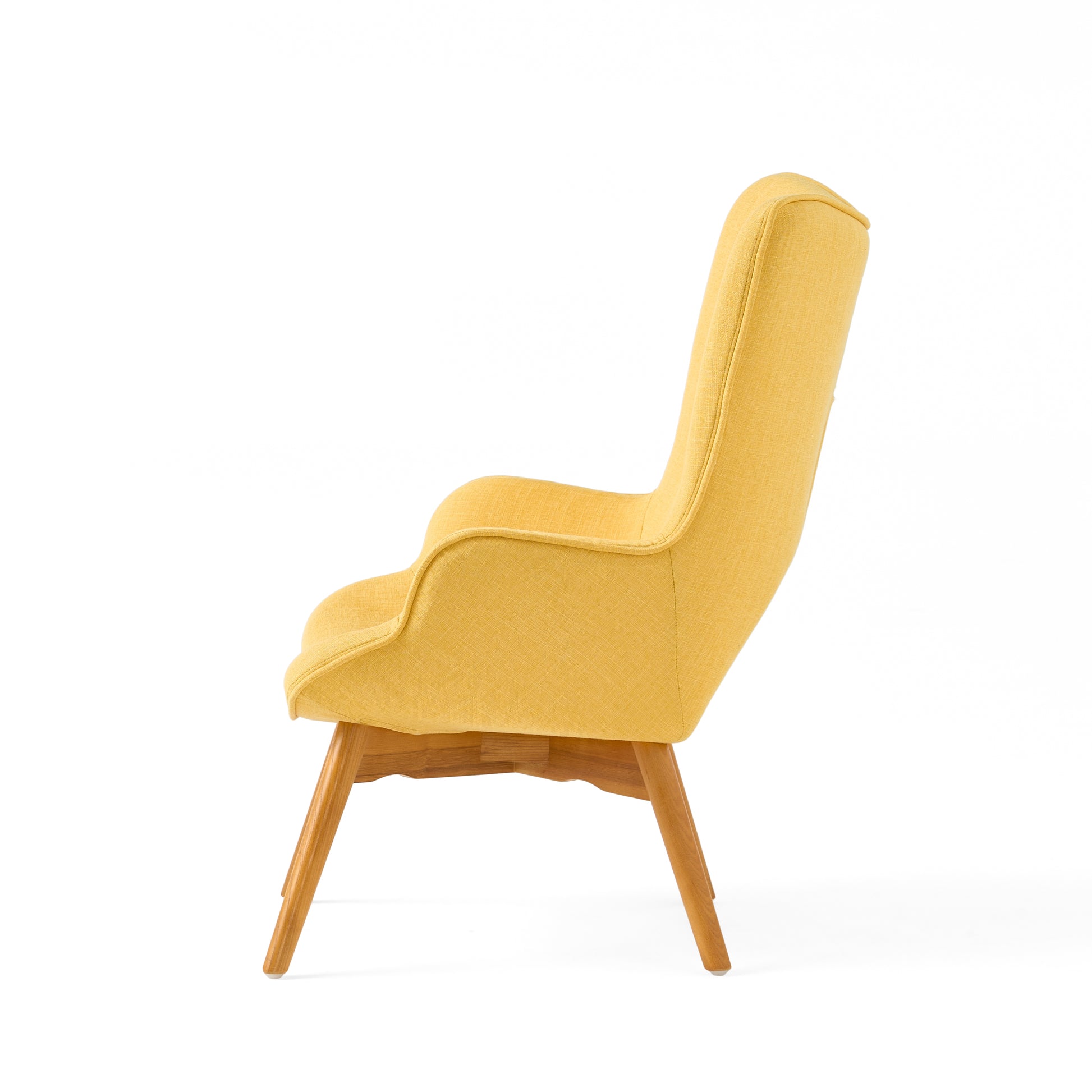 Contour Chair Yellow Fabric