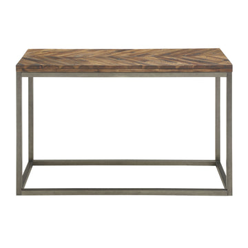 Lorenza Sofa Table Brown Brown Steel