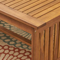 Casa Acacia Coffee Table Brown Antique Bronze Wood