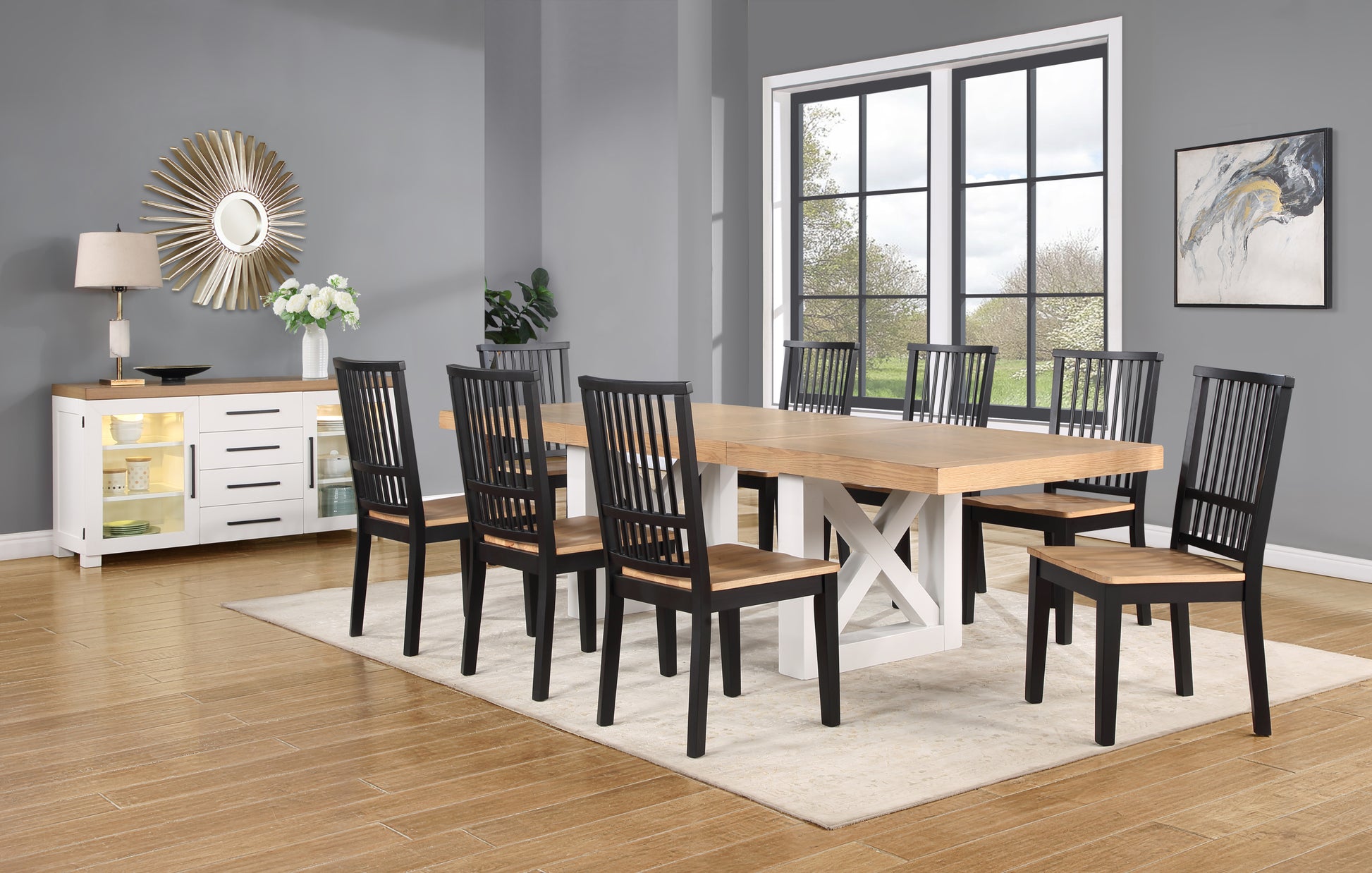 Magnolia Side Chair Set Of 2 Black Black Wood