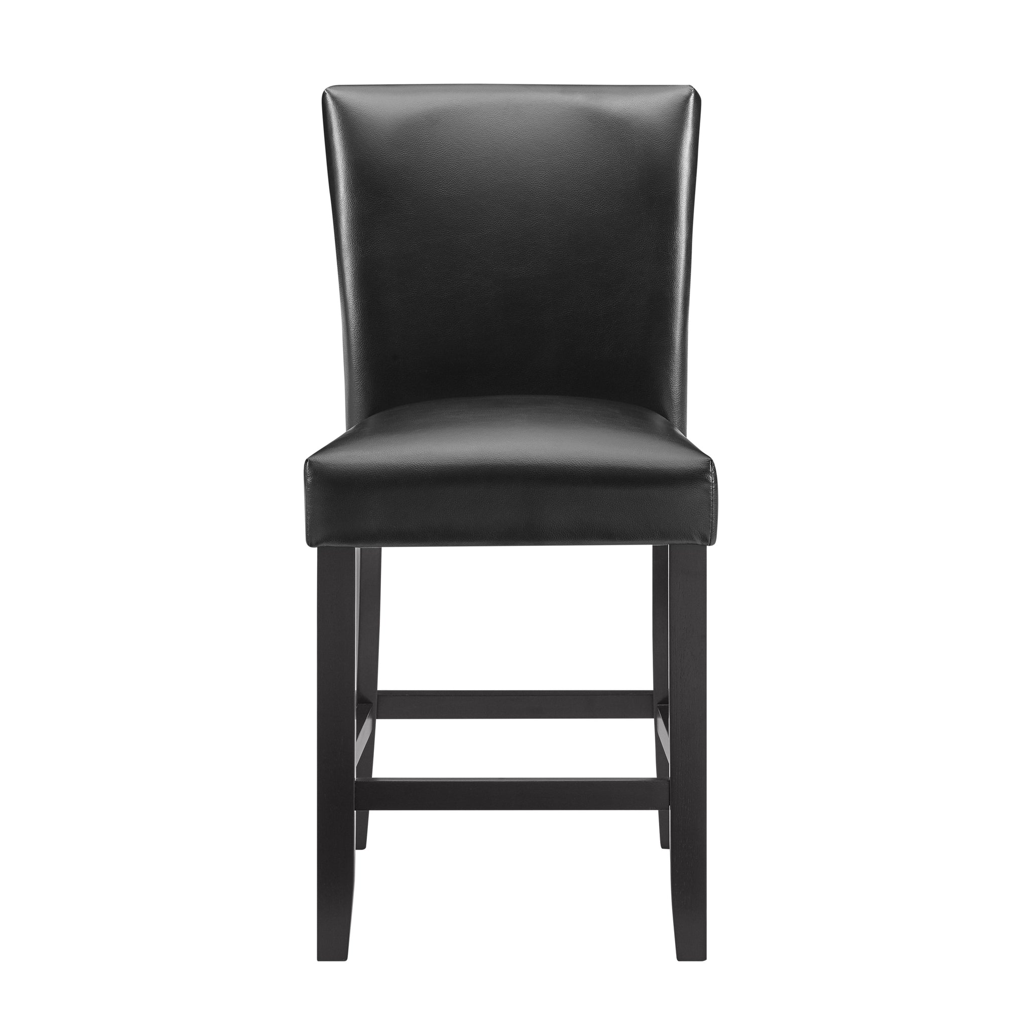 Carrara Counter Chair Set Of 2 Black Black Wood