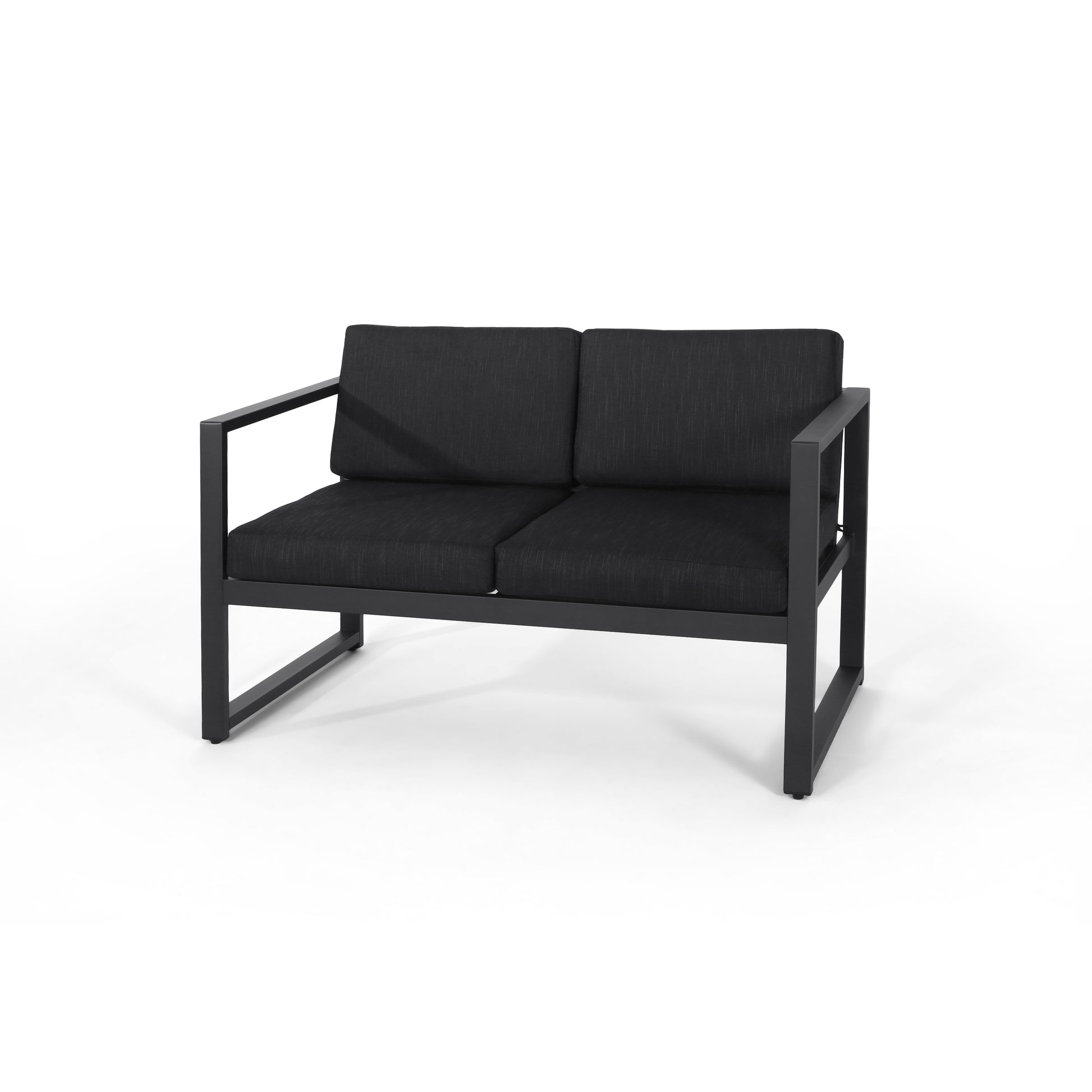 Navan 4 Pc Chat Set Dark Gray Aluminium