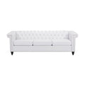 Sofa 3 Seater White Pu