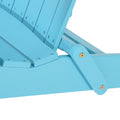 Malibu Adirondack Chair Blue Acacia Wood