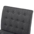 Accent Chair Charcoal Fabric