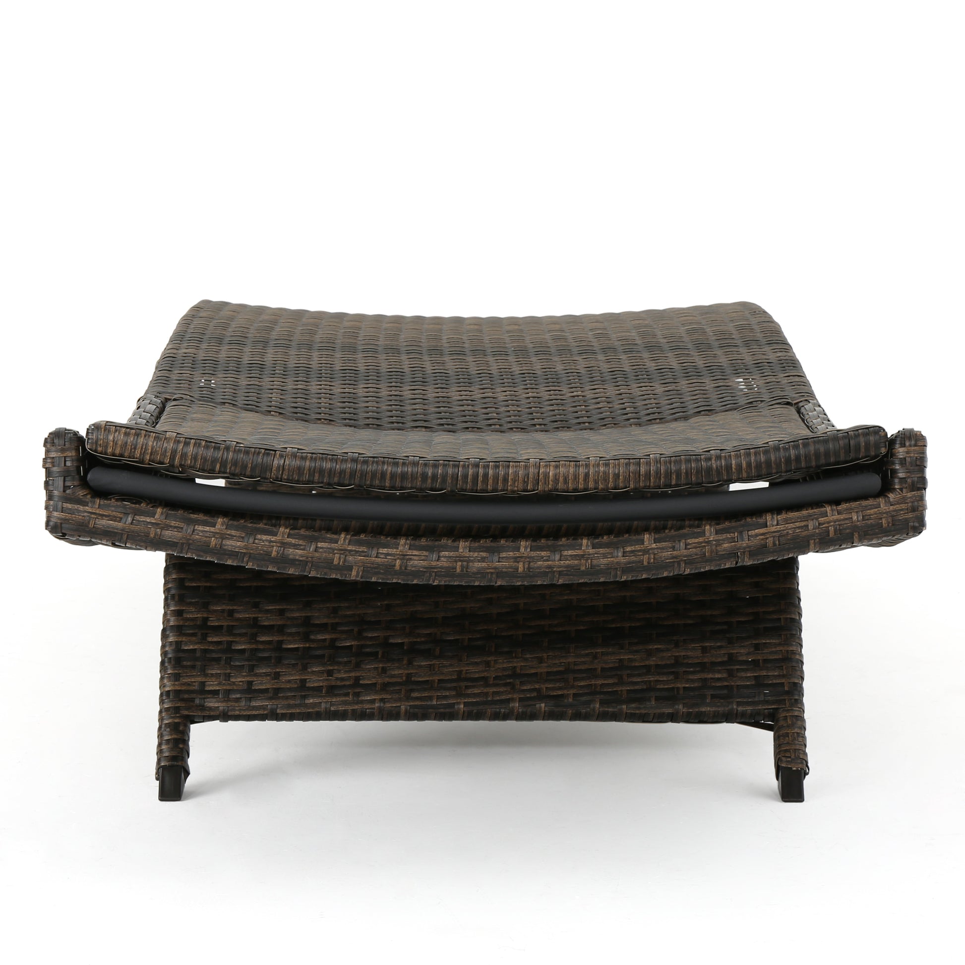 Salem Pe Wicker Chaise Lounge Mocha Rattan