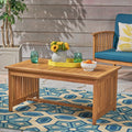 Casa Acacia Coffee Table Brown Antique Bronze Wood