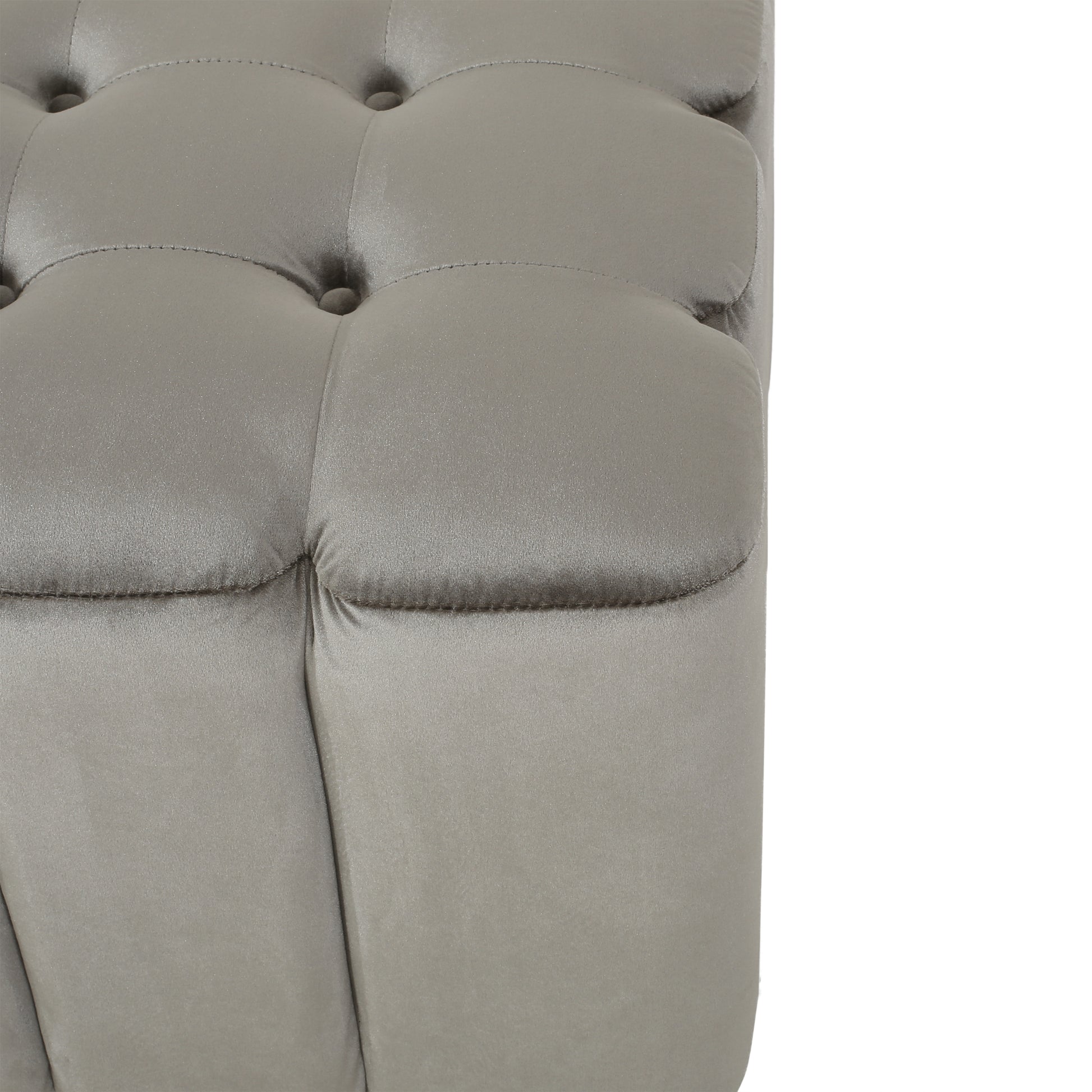 Ottoman Grey Velvet
