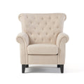 Springfield Tufted Chair Light Beige Fabric