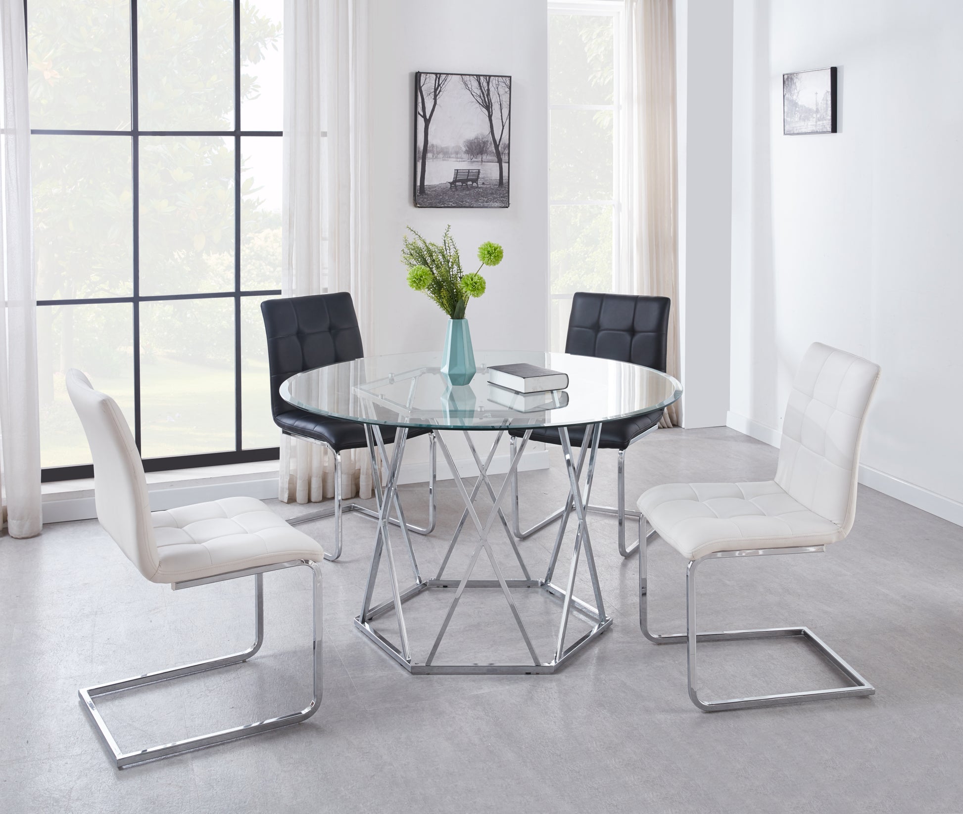 Escondido Side Chair Set Of 2 Black Black Iron