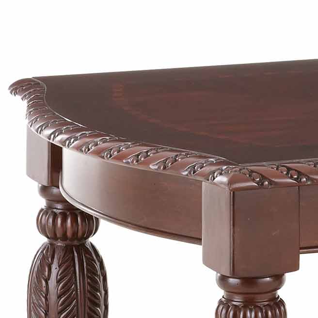 Antoinette End Table Brown Brown Wood