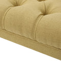 Hilton Ottoman Yellow Fabric