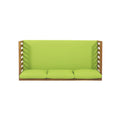 Claremont 3 Seater Daybed Teak Wood Waterproof Fabric