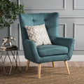 Club Chair Teal Fabric