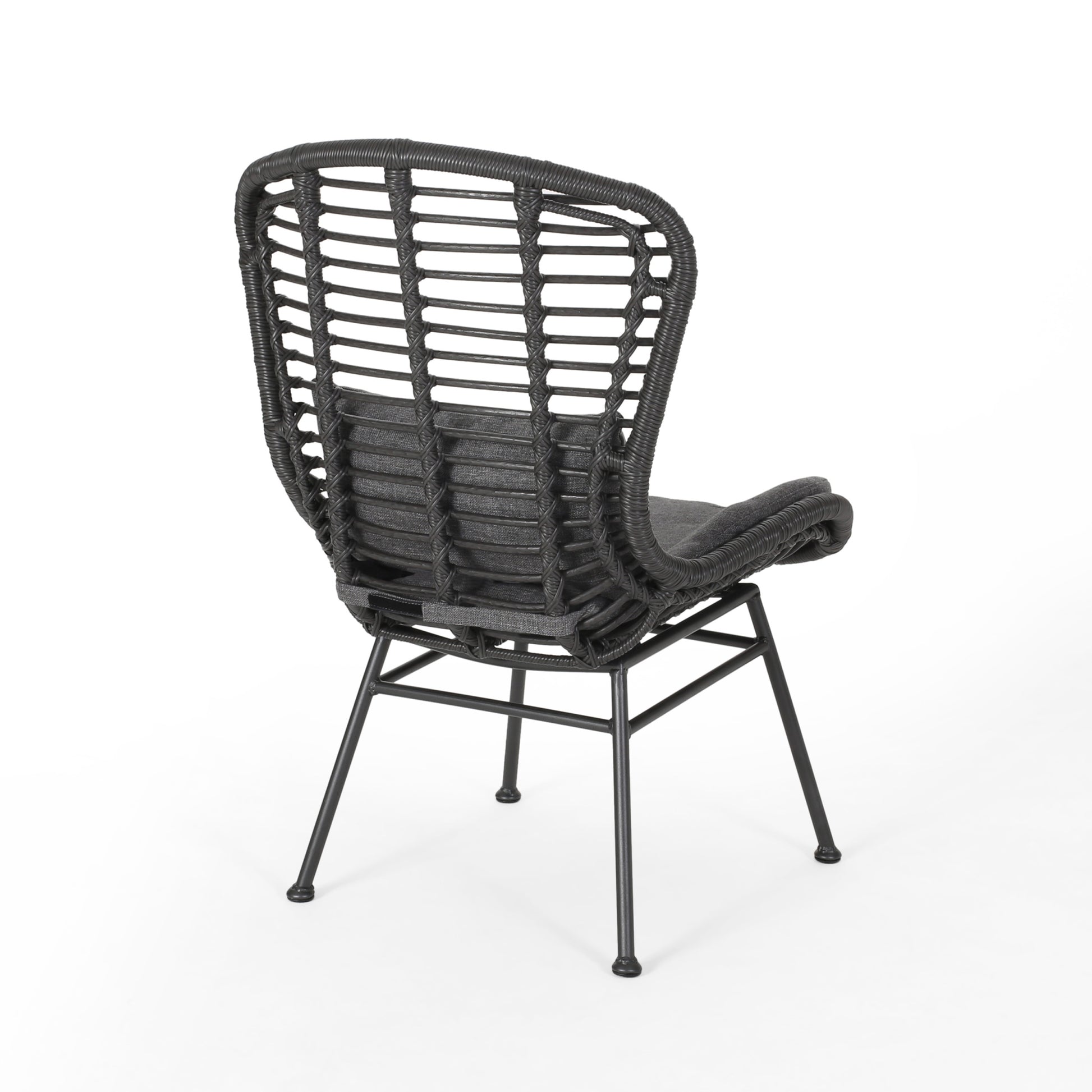 La Habra Chair Grey Iron Plastic