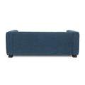 Seat Navy Blue Fabric 3 Seat