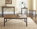 Ashford Sofa Table Brown Brown Iron