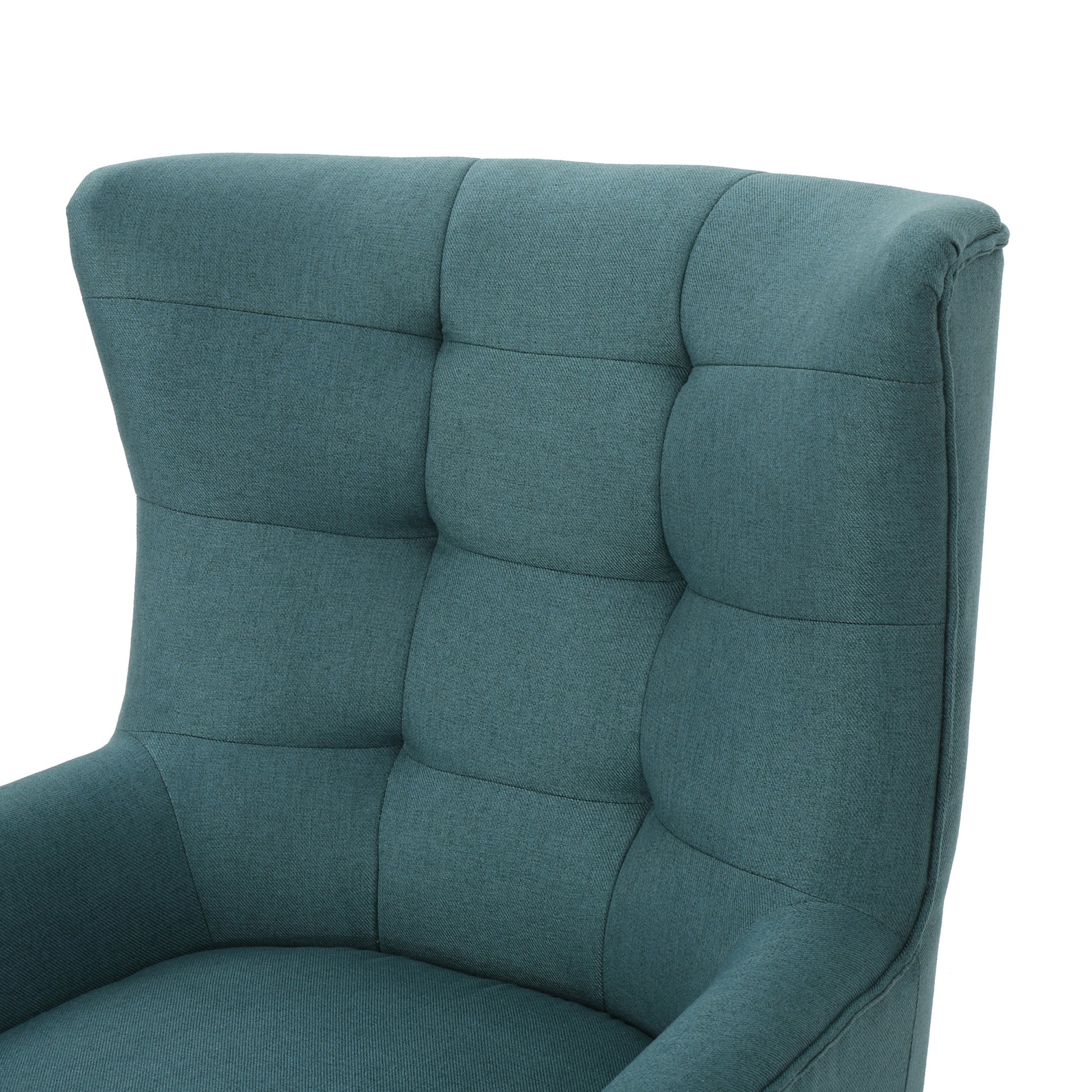 Club Chair Teal Fabric
