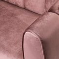 Miranda Velvet 3 Seater Sofa Blush Velvet