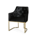 Club Chair Black Altay Velvet