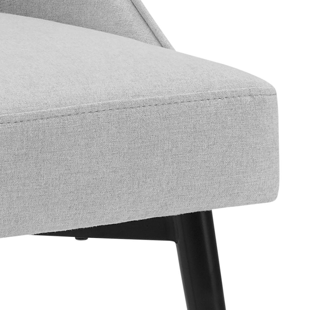 Colfax Side Chair Set Of 2 Stone Silver White Iron