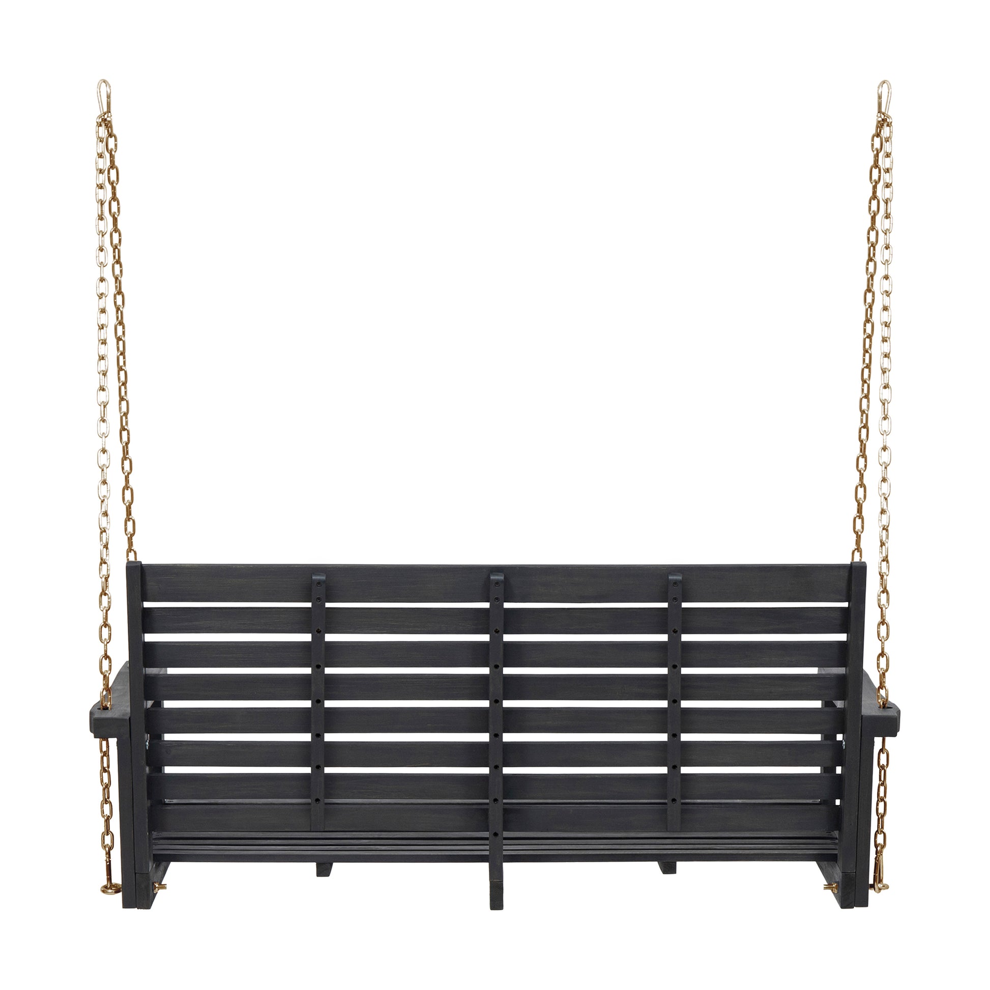 Tasmania Porch Swing Dark Grey Acacia Wood