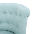 Bordeaux Tuft Chair Light Blue Fabric