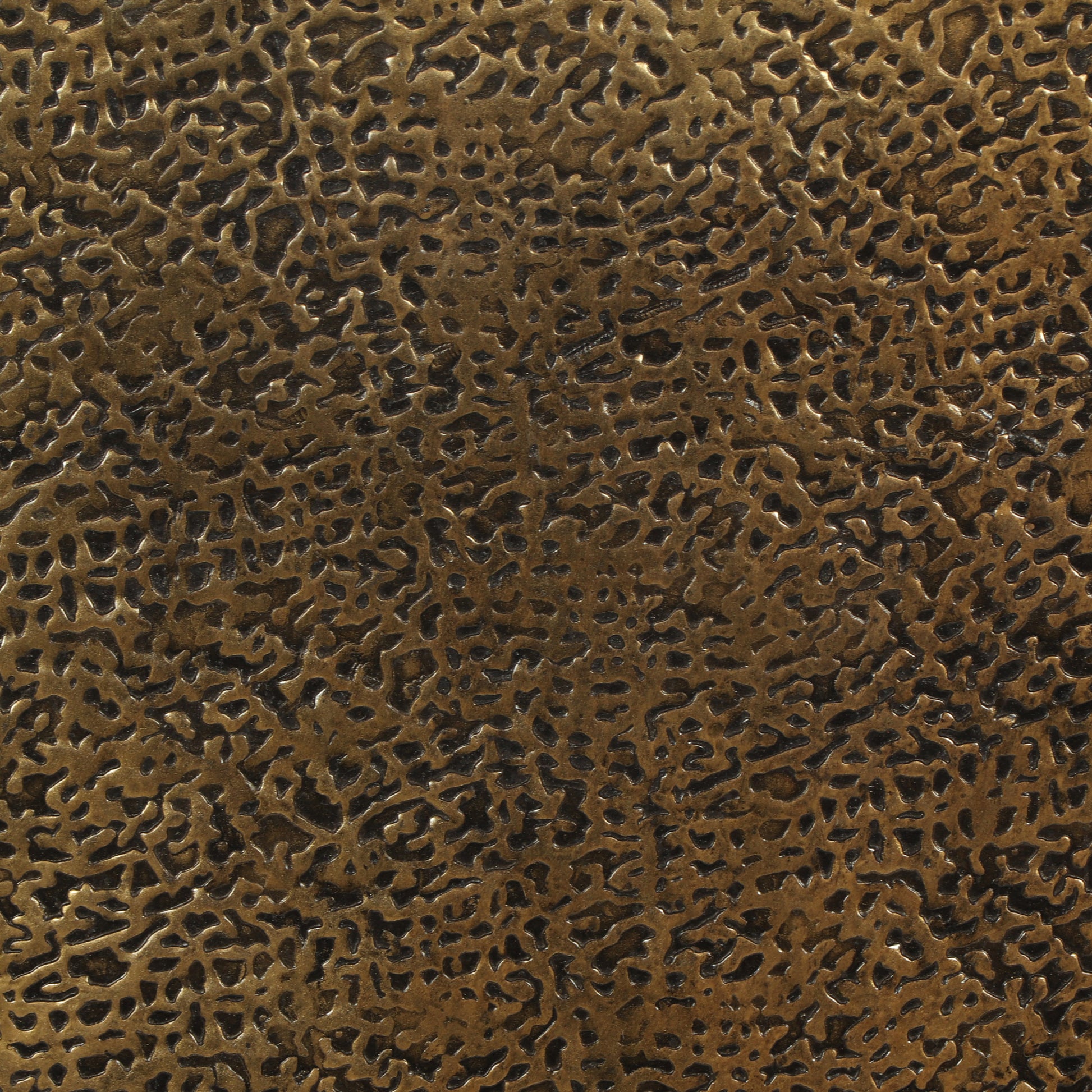 Hexagonal Table Gold Aluminium