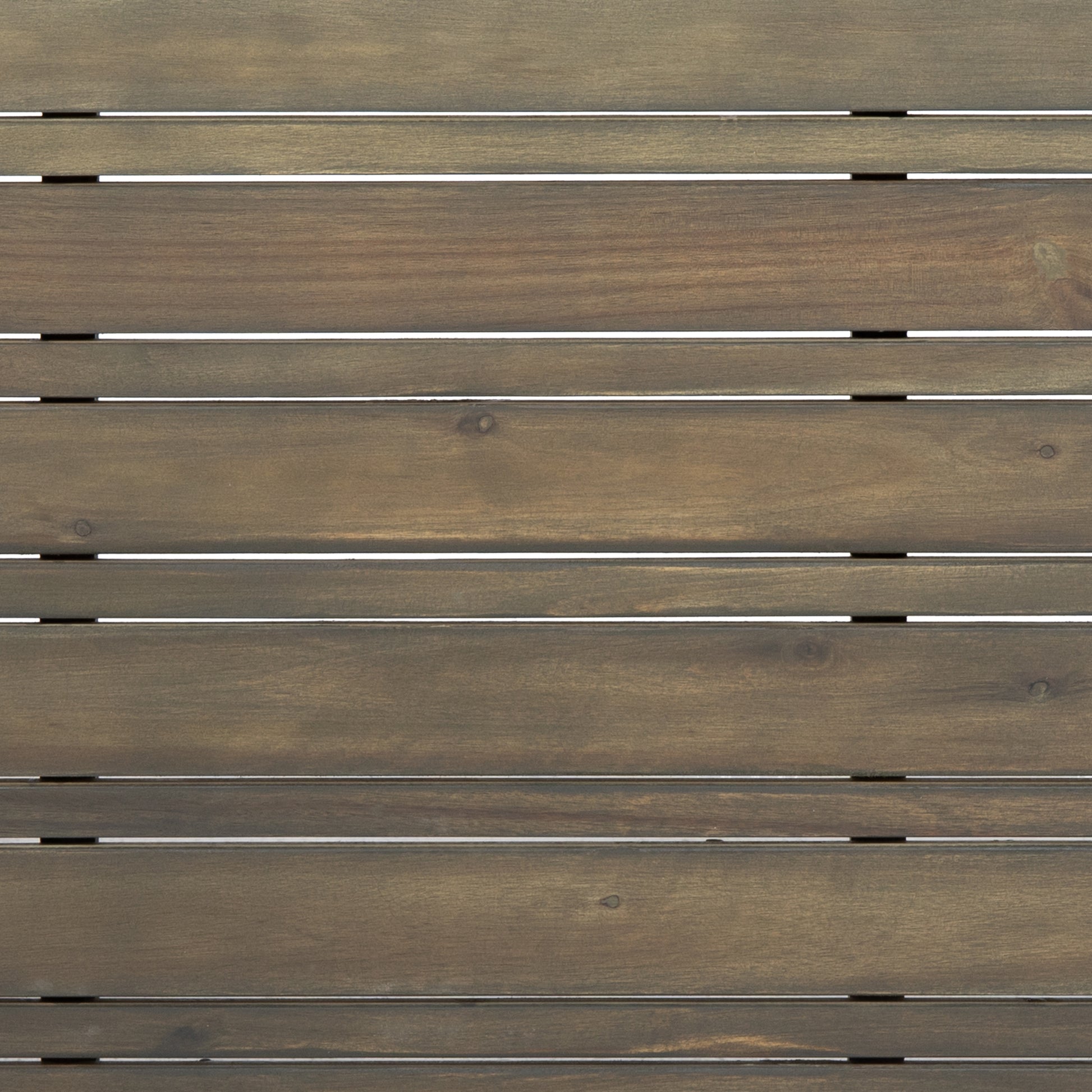 Outdoor Acacia Wood And Wicker Loveseat And Coffee Table Set With Cushions, Gray Mixed Gray Dark Gray Gray Acacia Wood