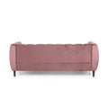 Miranda Velvet 3 Seater Sofa Blush Velvet