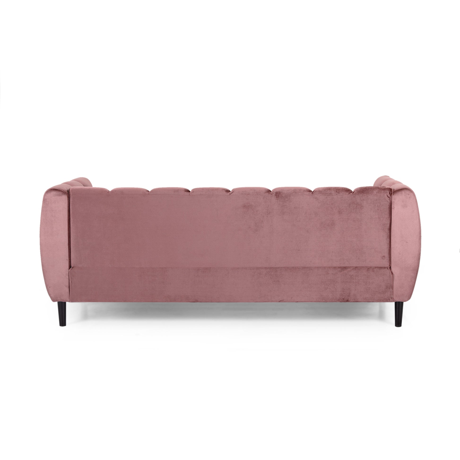 Miranda Velvet 3 Seater Sofa Blush Velvet
