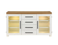 Magnolia Server White White Wood