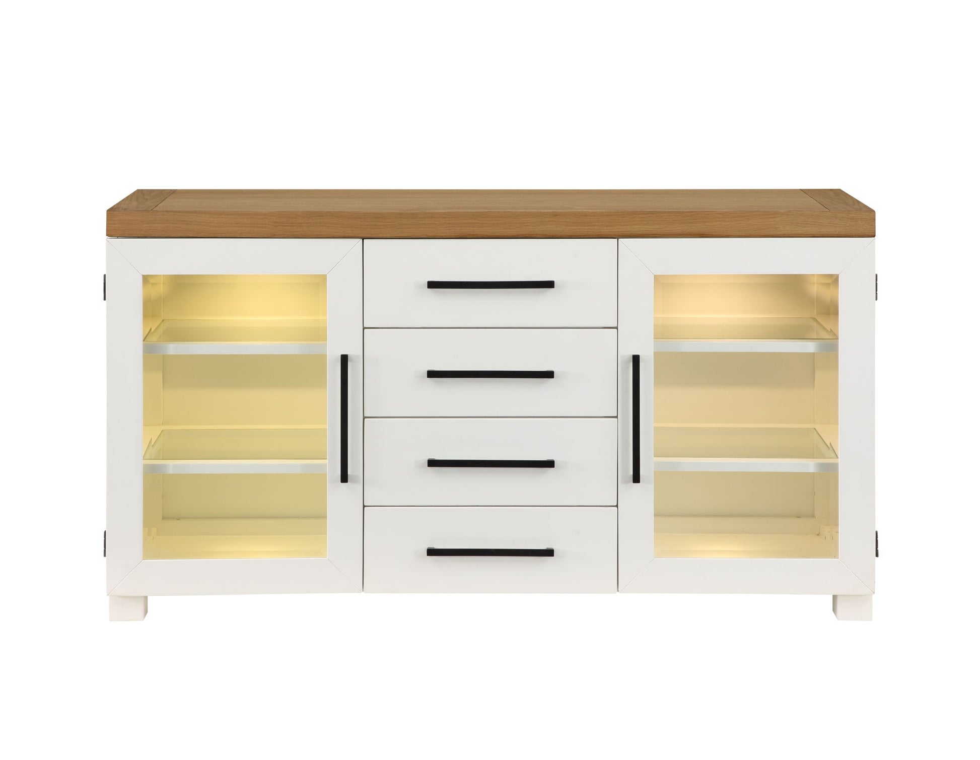 Magnolia Server White White Wood