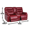 Fortuna 3 Piece Living Room Set Red Red Wood