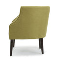 Club Chair Green Fabric