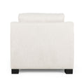Club Chair Beige Fabric 1 Seat