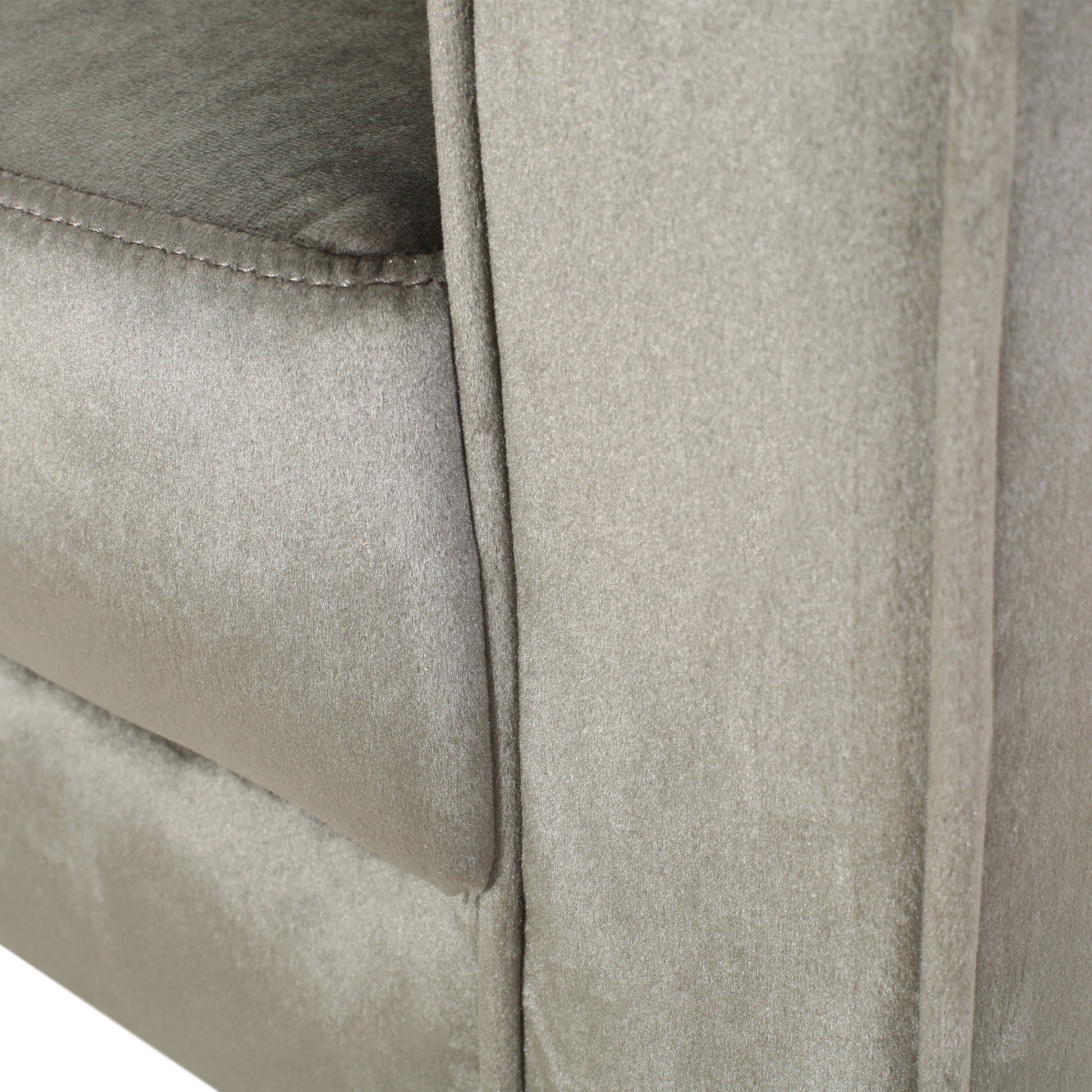 Arm Chair Grey Velvet