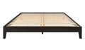 Nix King Platform Bed Black King Black Wood