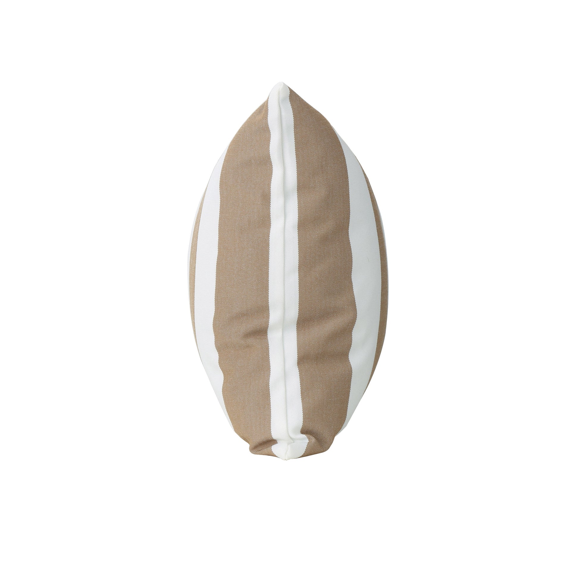 Coronado Stripe Rectangular Pillow Brown Fabric