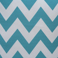 Marisol Chevron Rectangular Pillow Set Of 2 Teal Fabric