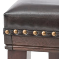 Saddle Stool Brown Leather