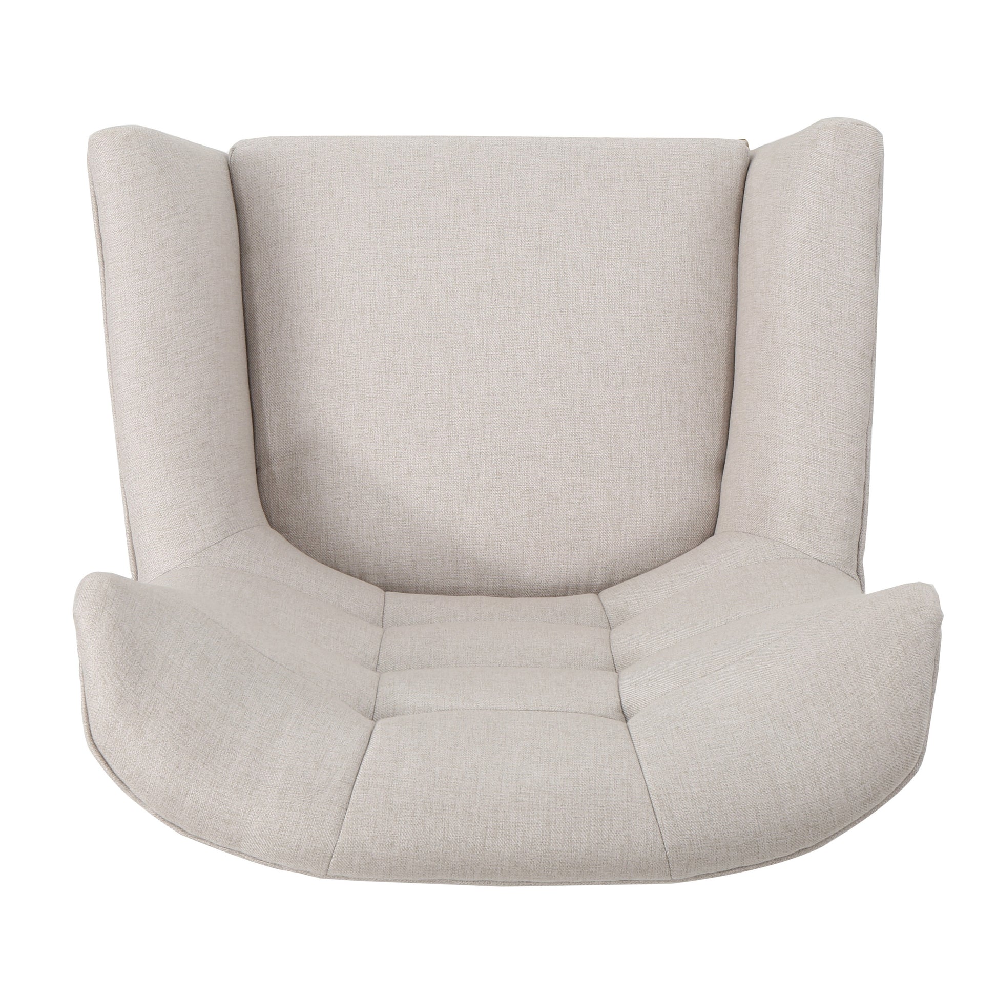 Club Chair Wheat Wood Fabric