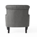 Club Chair Dark Gray Fabric