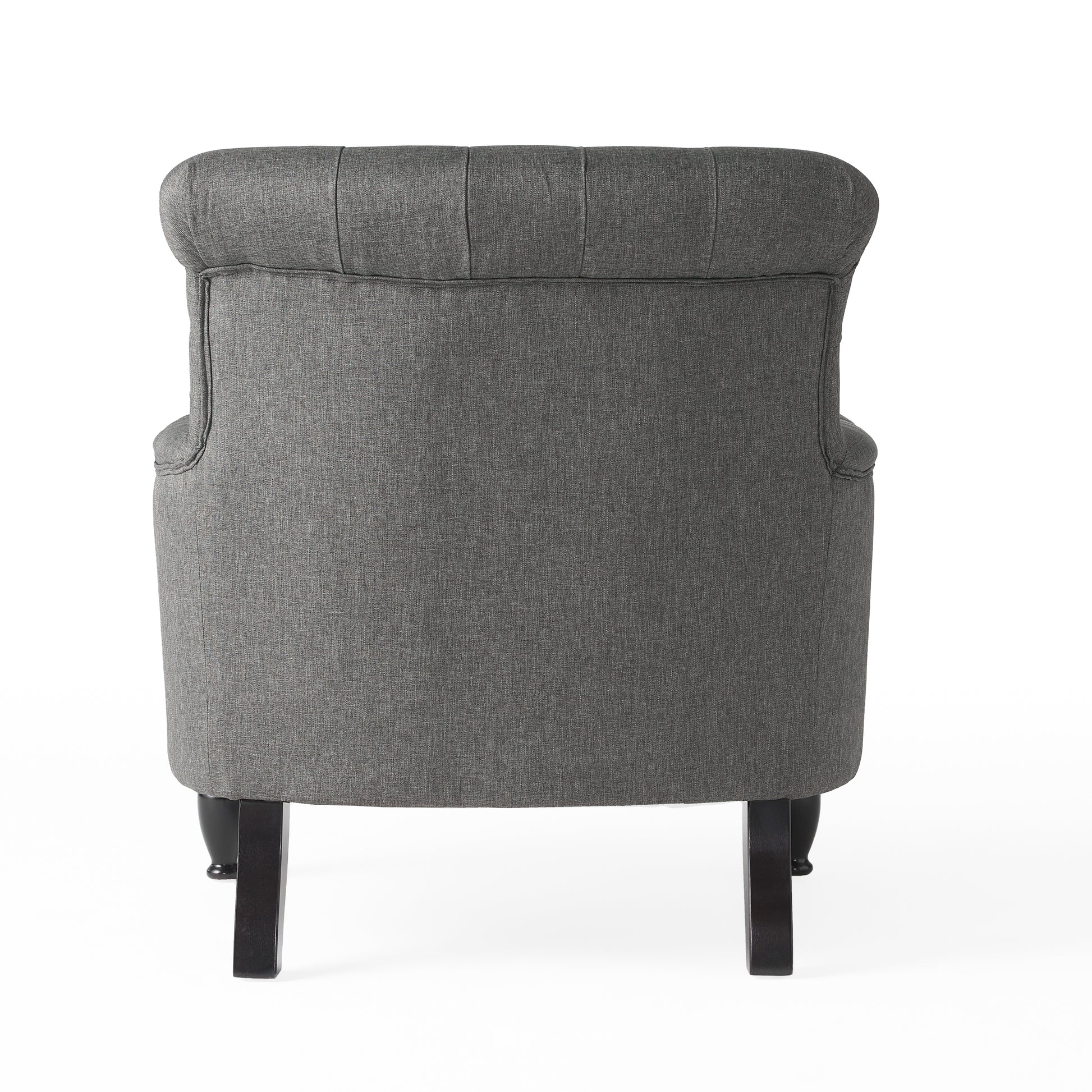 Club Chair Dark Gray Fabric