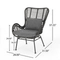 Montana Chair Grey Iron Plastic