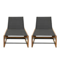 Mia Chaise Lounge Teak Metal & Wood