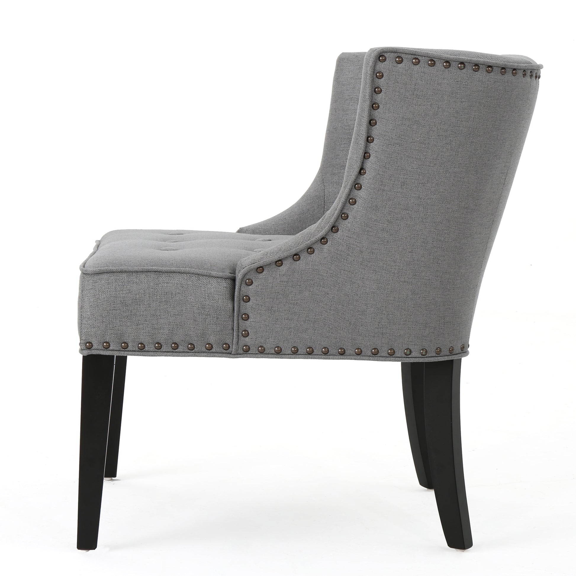 Occassional Chair Grey Fabric