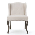 Kd Single Chair Beige Fabric